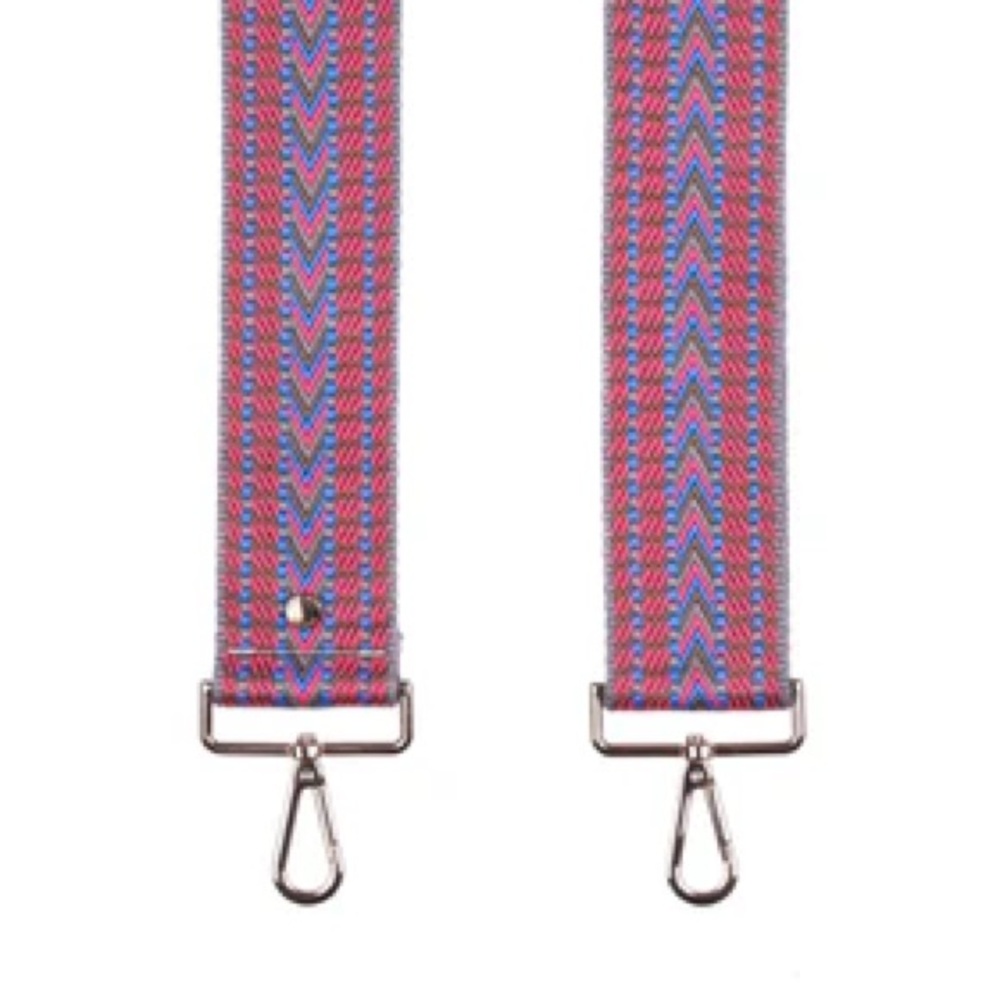 Dazzling Blue Tribal —Stylish Multicolor Bag Strap